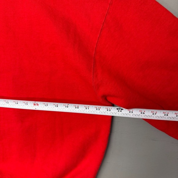 Vintage Vancouver Canada 90s Heavyweight Red Crewneck Sweatshirt L / XL - Picture 6 of 7